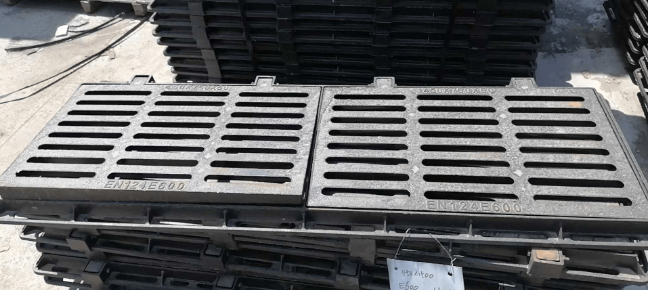 迁西球墨铸铁连体双篦展示