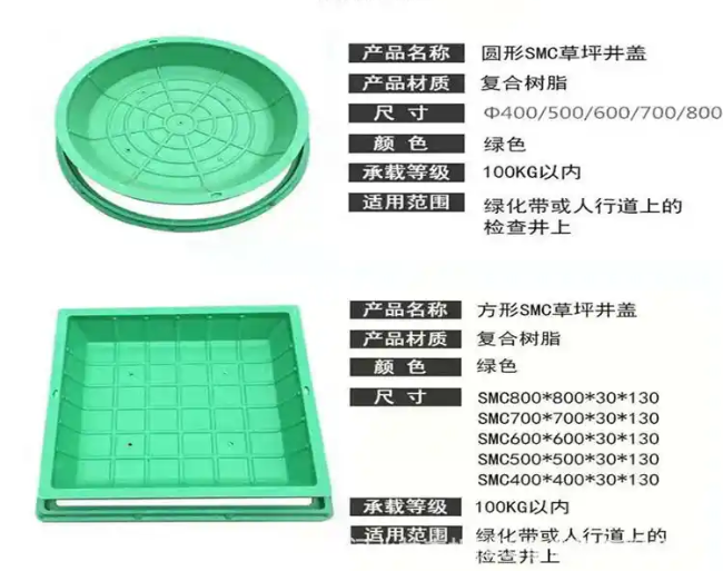 迁西树脂复合种植井盖展示